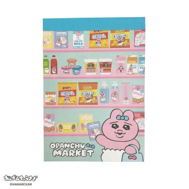 ミニメモ おぱんちゅうさぎ おぱんちゅマーケット(マーケット
