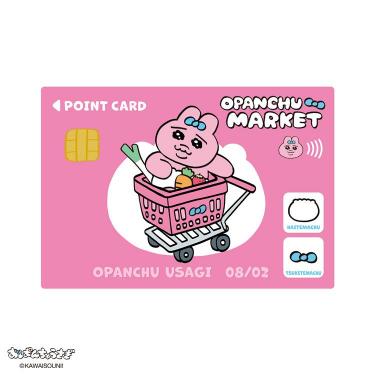ステッカー おぱんちゅうさぎ ポイントカード