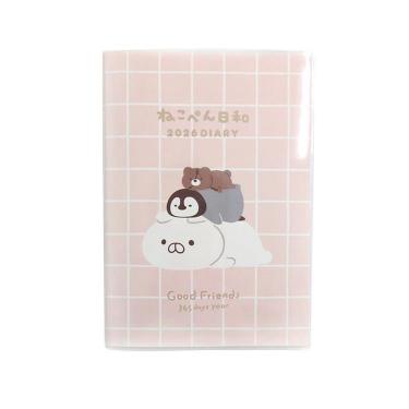 2026年1月始まり手帳 週間ブロック B6 ねこぺん日和【ロフト限定】