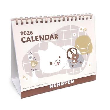 2026年1月始まりカレンダー 卓上 ねこぺん日和【ロフト限定】