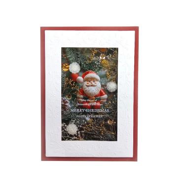 クリスマスハーバリウムカード ホワイト【ロフト限定】