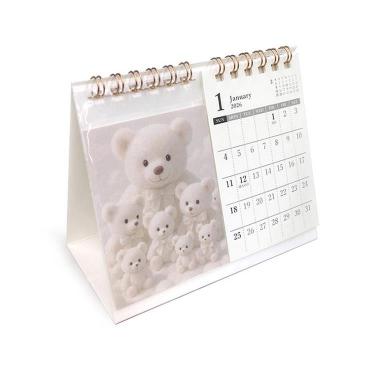 2026年1月始まり 卓上 推し色カレンダー ホワイト【ロフト限定】