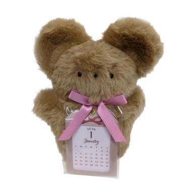2026年1月始まり 卓上 ぬいぐるみカレンダー モカ【ロフト限定】