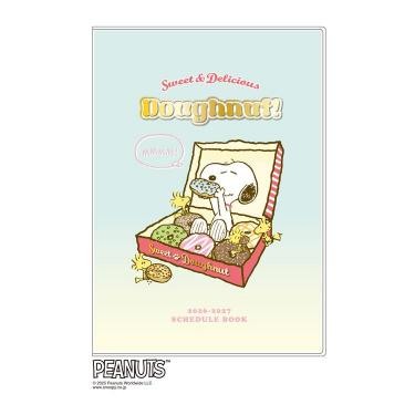 2026年4月始まり手帳 月間 A6 ピーナッツ ドーナツ