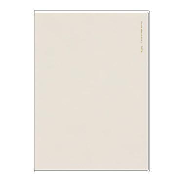 2026年4月始まり手帳 月間 A5 ガントチャート グレーベージュ