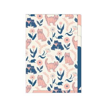 クリアファイル A5 カワムラオリエ ピンク