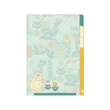 クリアファイル A5 カワムラオリエ グリーン