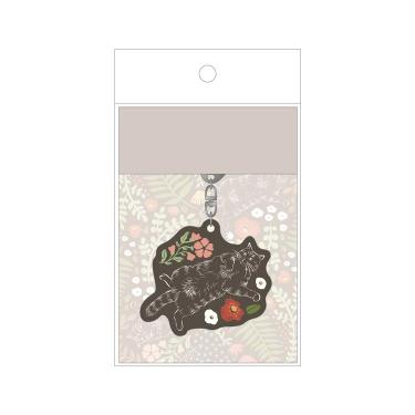 アクリルキーホルダー カワムラオリエ ブラック