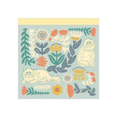 メモパッド カワムラオリエ グリーン