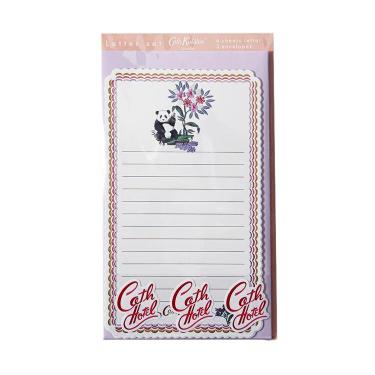 ミニレターセット キャスキッドソン フラワーパンダ パープル