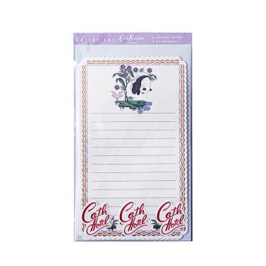 ミニレターセット キャスキッドソン フラワーパンダ ブルー