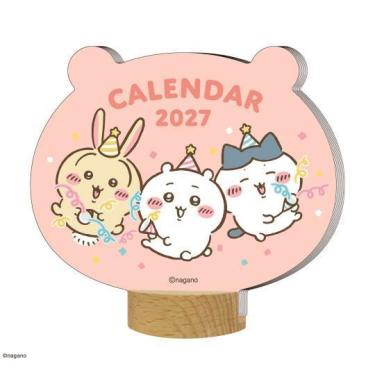 2027年カレンダー 卓上 ダイカット ちいかわ