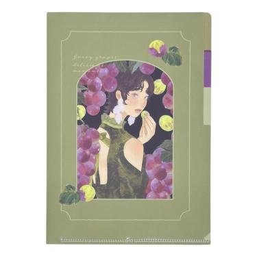 クリアファイル satou ブドウ