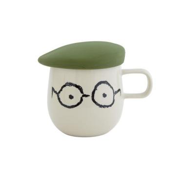 蓋付マグ 290ml カーキ