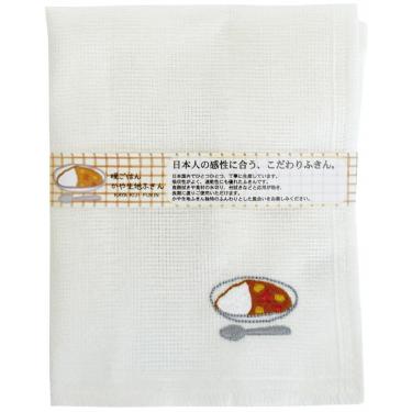 かや生地ふきん晩ごはん 30×30cm カレー