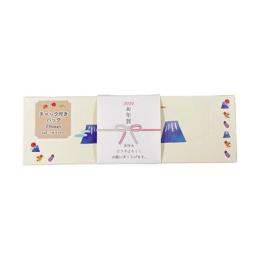 ご挨拶チャック付きバッグ 18×22cm 25枚入 富士山