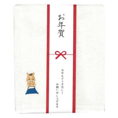 ご挨拶ふきん 富士山うま