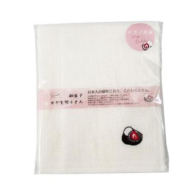 かや生地ふきん 和菓子 30×30cm いちご大福