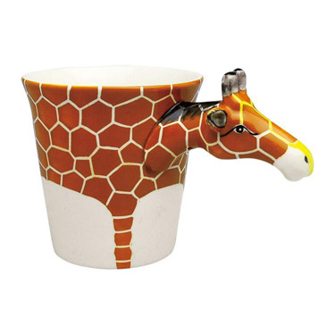 ハンドペイント立体マグカップ ジラフ ミーラープ