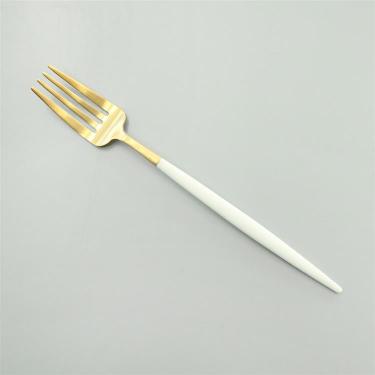 GOA ゴールド テーブルフォーク 22cm ホワイト