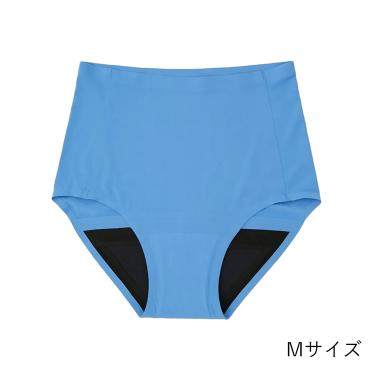 シームレスショーツ ブルー M