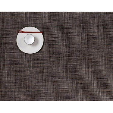 レクタングルマット ミニバスケットウィーブ柄 ダークウォルナット チルウィッチ