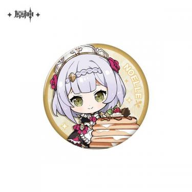 原神　美味パーティシリーズ　キャラ缶バッジ　ノエル