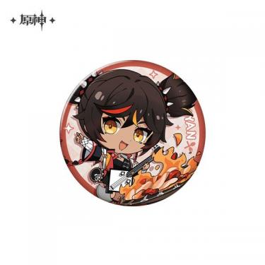 原神　美味パーティシリーズ　キャラ缶バッジ　辛炎