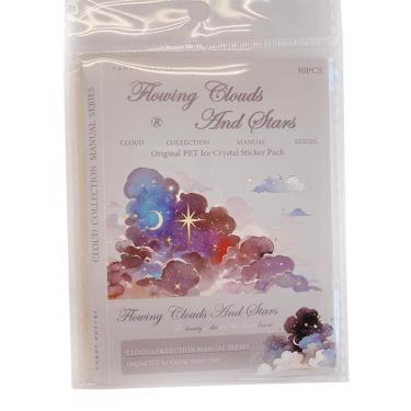 フレークシール 雲コレクション ブラック