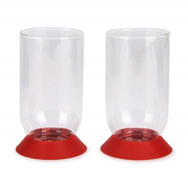 Bodum Oktett タンブラー トール ダークコーラル 2個セット