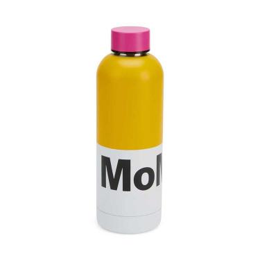 MoMA ロゴ ステンレスボトル イエロー/ピンク(イエロー／ピンク
