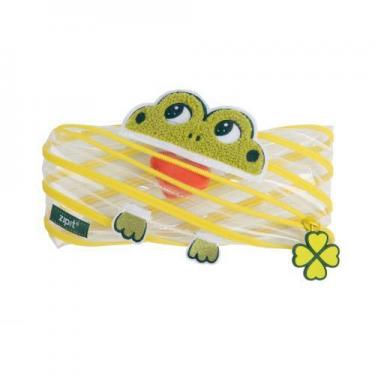 クリアモンスターペンポーチ カエル ライム