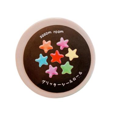 グリッターシールロール sosom room スターキャンディ