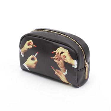 Seletti Toiletpaper アメニティポーチ Lipsticks ブラック