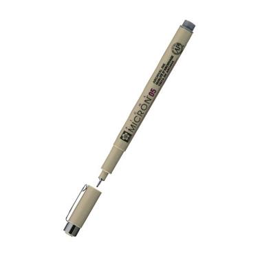 ピグママイクロン サインペン 0.5mm 水性 クールグレー