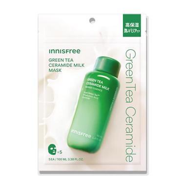 グリーンティーミルクエッセンスマスク 5枚入