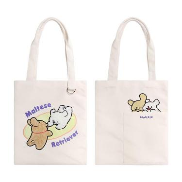 エコバッグ モルチーズ&レトリバー なかよし