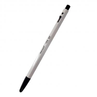 モナミ 153 ボールペン 0.7mm 油性 ホワイト: ステーショナリー