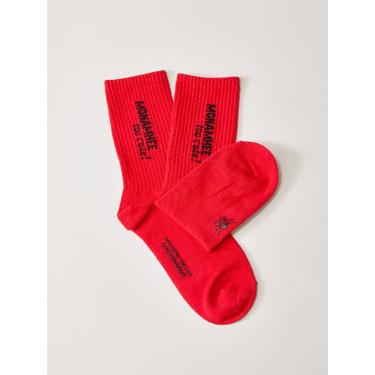 MNH 靴下 レッド