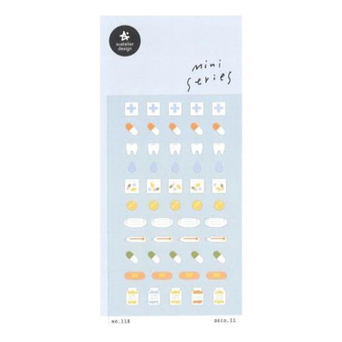 スワテリエミニステッカー FLOWER.02: ステーショナリー