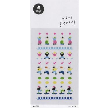 スワテリエ　ミニシール　suatelier SUATELIER(スワテリエ) ミニシリーズ DECO.01 いろんな顔 SUA-105