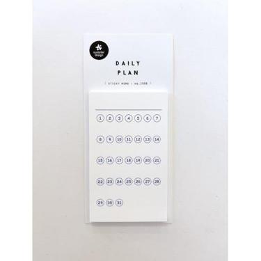 デイリープラン ふせん スワテリエ ハビット ホワイト 72【ロフト限定】