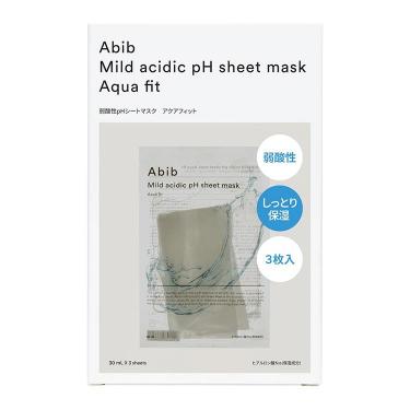 弱酸性pHシートマスクアクア 3枚入
