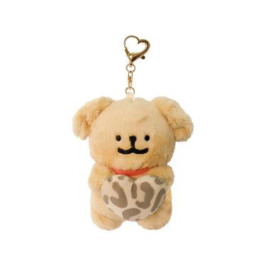 マスコット 13cm レトリバー レオパードハート