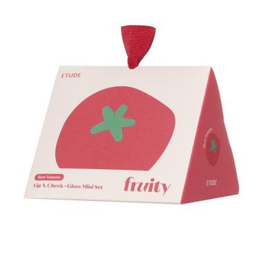 フルーティリップ&チークバーム トマト グレーズプランパーグロス付き セット【数量限定】