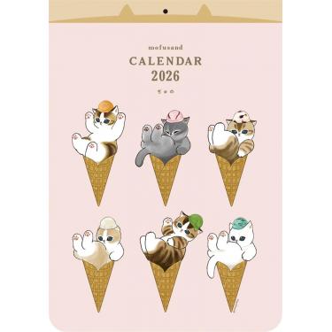 2026年1月始まりカレンダー 壁掛け モフサンド